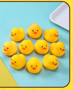 Custom Logo <b>Pink</b> Rubber Ducks Sand Playing Tool for Infants Toddlers Baby Shower Carnival Decorations Small 2 Inch - Product Image 6