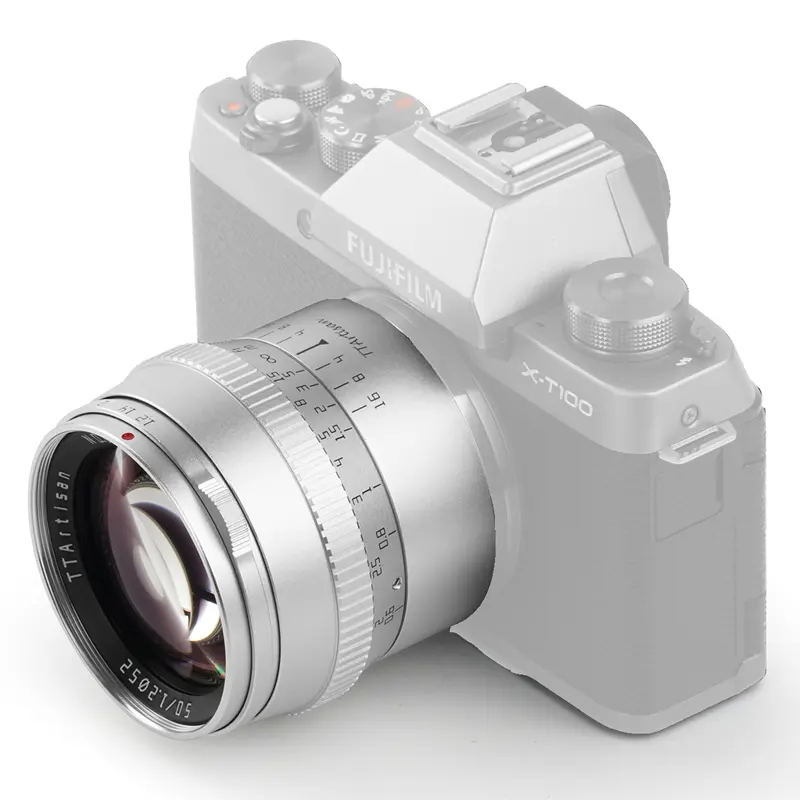 TTArtisan 50mm F1.2 APS-C Manual Focus Lens for Nikon Z Sony E Fujifilm X M43 Canon EOS-M Cameras