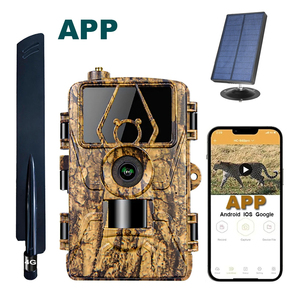 Extérieur Étanche 8K 60Mp Full Hd Cellulaire Panneau Solaire <span class=keywords><strong>Chasse</strong></span> <span class=keywords><strong>Camara</strong></span> 4G Lte Trail Caméra Faune Caméra Cellulaire - Product Image 1