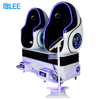 Chaise d'oeufs de VR appropriée au simulateur de réalité virtuelle DeePoon E4 DPVR vente en gros machine d'intérieur de jeu de cinéma de 9D VR