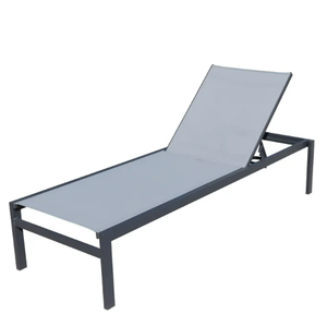 Silla de aluminio apilable <span class=keywords><strong>para</strong></span> exteriores, tumbona <span class=keywords><strong>para</strong></span> piscina, playa, Patio, muebles de jardín <span class=keywords><strong>para</strong></span> Hotel de lujo - Product Image 2