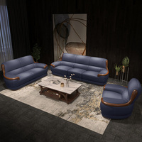 Canapé en cuir durable, le dernier design de canapé pour le salon
