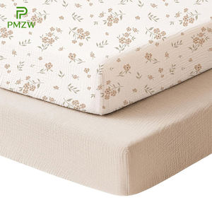 Lenzuolo per Neonati a Doppio Strato 100% Cotone, 0-12 Mesi, Anti-Acari, Stile Europeo e Americano, Morbido e Lavorato a Maglia - Product Image 1