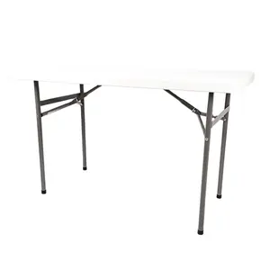 Sıcak satış plastik metal açık masa balkon katlanır kamp masası taşınabilir masa masa sandalye açık kamp için