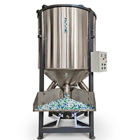 Homogénéisateur vertical en acier inoxydable HUAZHIYI avec moteur à engrenages pour produits chimiques et transformation alimentaire, équipement de mélange de 1000 L de capacité