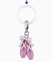 Ensemble de porte-clés sur le thème du ballet, ballerine, tutu, pointe, cœur, aile, breloque de sac, cadeau de danse, porte-clés pour filles, accessoires de ballet