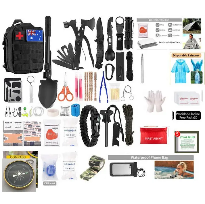 AJOTEQPT Survival Gear First Aid Emergency Kit For Earthquake