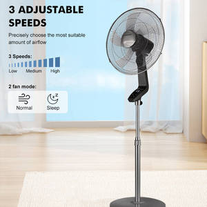 Ventilador de pie inteligente de refrigeración portátil de plástico grande de alta calidad, versión actualizada para ventilador de verano, 2017 - Product Image 2