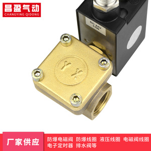 วาล์วโซลินอยด์กันระเบิด Changying แบบ 2 ทาง AC 220V 0.1 MPa วาล์วควบคุมน้ำ - Product Image 5