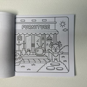 Libro para Colorear Personalizado con Diseño Adorable, Tapa Blanda, para Fanáticos de la Tienda, Entusiastas del Arte, Regalo - Product Image 3