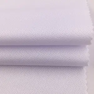 100% Polyester Tái Chế Pinhole Jacquard Nhuộm Dệt Kim Thể Thao Áo Sơ Mi Nhà Sản Xuất Bóng Đá Bóng Rổ Jersey Thăng Hoa Vải Thiết Kế Colo