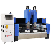 Routeur CNC à double tête 1530 avec moteur servo, contrôle NC Studio/Mach3 pour la gravure sur marbre, aluminium, granit, cuivre, pierre et bois
