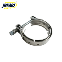 Collier de serrage en acier inoxydable pour échappement, type V-Band, haute résistance, pour VW, 2,5 pouces, références OE 04L253725B / 1K0253725 / 7H0253725A