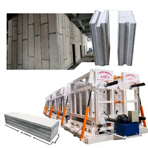 Ligne de production de panneaux muraux sandwich EPS pour l'extérieur, panneaux muraux en mousse de polyuréthane 3D pour les murs de maisons, moule pour maisons préfabriquées en béton - Product Image 1