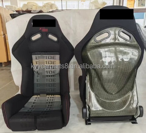 Hot <strong>Sales</strong> Synthetic Leather Recaro Seat With Double Adjustor Reclinable <strong>Bucket</strong> Seats <strong>for</strong> Racing Car - Product Image 1