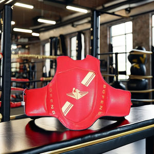 LOGOTIPO personalizable Durable EVA + PU Material Boxeo Pecho Protector Profesional Sparring Guards Niños Lucha libre Muay Thai - Product Image 1