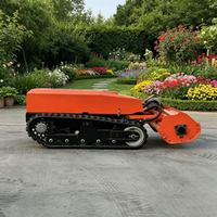 Cortadora de Césped Robótica con Control Remoto, Motor sin Escobillas Euro V EPA, Respuesta Rápida de 50ms, Alta y Baja Velocidad, Elevación Remota, para Pendientes Pronunciadas