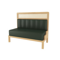 Meubles de luxe modernes d'usine Ensemble de chaises de restaurant en bois massif pour café commercial
