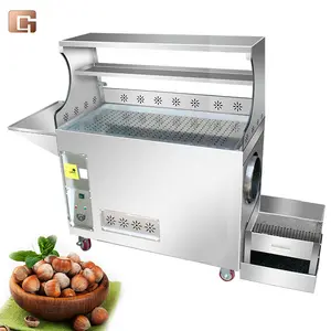 Electric Nuts Fryer Machine Best sale Peanut Groundnuts Toaster Machine High efficiency Peanut Toasting Machine soybean roaster