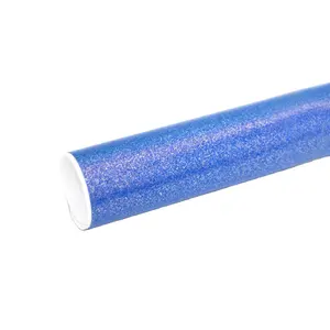 China Hochwertige PVC Diamant Glitter Auto Vinyl folie mit Luftblase