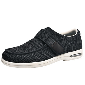 รองเท้าออร์โธปดิกส์ระบายอากาศได้ดี พร้อมสายรัดปรับได้และรองรับส้นเท้า รองเท้าใส่ได้ทุกวันสำหรับผู้ชาย รองเท้าใส่สบาย - Product Image 1