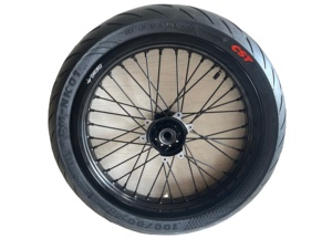 Kit de Neumáticos <span class=keywords><strong>Supermoto</strong></span> de 17 Pulgadas de Alto Agarre, Reemplazo para Conversión de Pista Urbana, para Motocicleta Eléctrica Sur-Ron Light Bee de Doble Propósito - Product Image 3