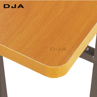 Ensemble moderne de chaise et table pliantes doubles pour l'école, idéal pour les enseignants, les bureaux et les gymnases – Banc adulte peu encombrant