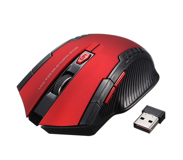 Mechanical Wireless Gaming Mouse 1600DPI 6D USB Receiver Professional ESports Optical Positioning Mice Gamer Tablets Laptops