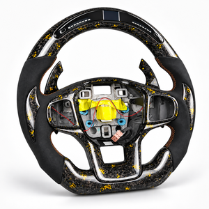 Volante Deportivo de Cuero y Fibra de Carbono de 4 Radios para F150/Fiesta Mk7/Fusion/Accesorios/Focus/Mondeo Mk4 - Product Image 2
