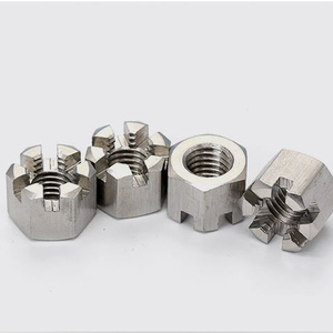 Tuerca de Seguridad Hexagonal Ranurada <span class=keywords><strong>DIN</strong></span> <span class=keywords><strong>935</strong></span> <span class=keywords><strong>DIN</strong></span> 937 M6-M52 - Product Image 1