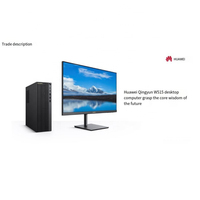 HUAWEII MateStation B515 PUL-WDH9, PC Desktop AMD Ryzen 5 4600G CPU Radeon grafis 8GB + 512GB memori DDR4/Win 11/mini buah hitam