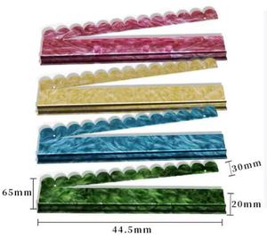 Regla de Mahjong Magnética de Acrílico de Lujo Moderna Personalizada con Diseño de Ondas de Agua y Arena Movediza, Portátil para Mahjong Americano y Judío - Product Image 6