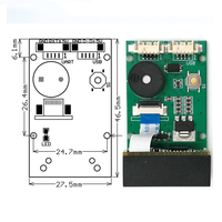 Module de lecteur de codes-barres intégré Auto Sense Scan Engine GM67, certifié CE, scanner de codes-barres USB UART pour Android, Windows, Kiosque