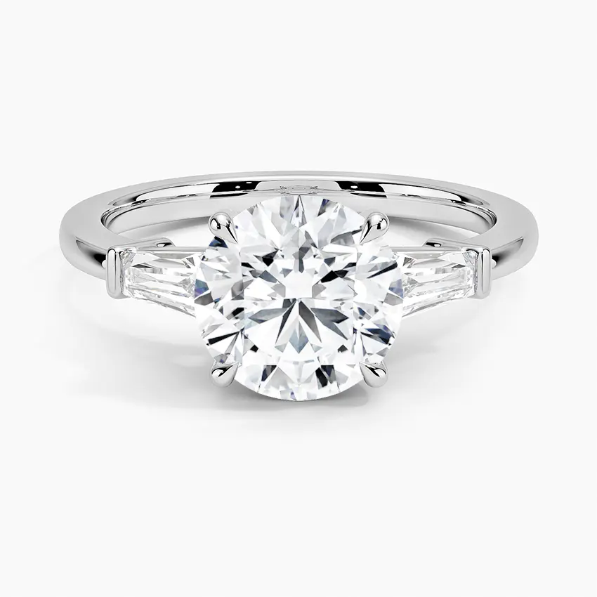 Hoge Kwaliteit Wit Goud Rond 2 Karaat Lab Gekweekte Diamanten Ring Gia Igi Gecertificeerde Lab Gemaakt Diamanten Trouwring Fijne Sieraden