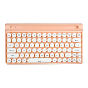 <span class=keywords><strong>Tastiera</strong></span> Wireless Ricaricabile Silenziosa a Doppio Canale BT con Meccanismo a Forbice <span class=keywords><strong>per</strong></span> Telefoni Cellulari e Tablet, Uso Ufficio - Product Image 5