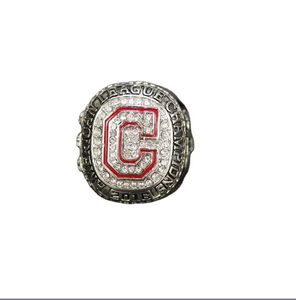 Cincin Kenangan Vintage Kustom Juara MLB Cleveland Indians 2016 Perhiasan Paduan Batu Permata - Product Image 4