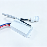 Détecteur infrarouge séparé PIR, capteur de mouvement AC110-240V, sonde séparée, interrupteur, commande automatique, lampe LED, angle de vision 120/360 pour