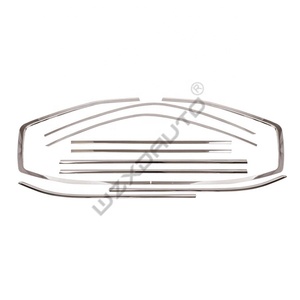 WZXD - Garniture de cadre de fenêtre de voiture en acier inoxydable, accessoires de moulage de fenêtre pour Land Cruiser LC300 2022 - Product Image 1