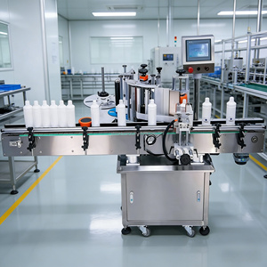 FLM200RD Automatic Self-Adhesive Sticker Labeling Machine Date Printer <b>for</b> Honey <b>Jam</b> Wine Tuna Can Glass Container Core Motor - Product Image 1