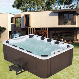 Grote maat 8 persoon familie sex massage hot tub met video tv 1080p hd - Product Image 2