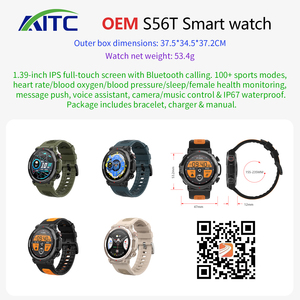 Montre connectée de suivi de santé, pression artérielle, ECG, capteur de température, moniteur SpO2, soins 24h/24, NFC, étanche IP67, carrée, 2025 - Product Image 6