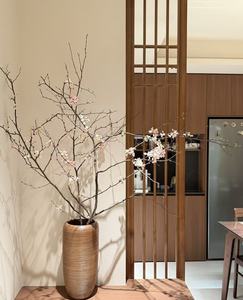 Mampara de Pared Divisoria de Madera Maciza con Marco Transparente Plegable, Impermeable y Ecológica, Diseño Moderno y Simple para Entrada o TV - Product Image 5