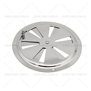 Panel de Ventilación Redondo de Acero Inoxidable 304 con Manija Excéntrica para Uso en Autocaravanas, Barcos y Vehículos - Product Image 2