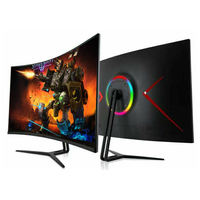 Moniteur de Jeu LED Incurvé 32 Pouces Sans Bordures 4K PC Gamer 2K 165 Hz 2800R