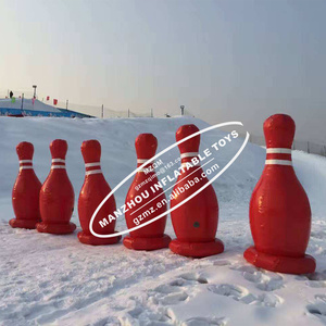 Jeu de <span class=keywords><strong>bowling</strong></span> humain gonflable en PVC personnalisé <span class=keywords><strong>Bowling</strong></span> gonflable avec balles - Product Image 2
