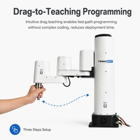 Robot collaboratif SCARA M1 Pro, portée de 400 mm, précision de répétition de ±0,02 mm pour l'automatisation de l'assemblage électronique et du placement de composants