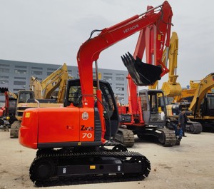 Excavadora Hitachi de alta calidad de segunda mano, máquina de construcción de ingeniería Hitachi ZX70 usada Hitachi zx70 a la venta - Product Image 4