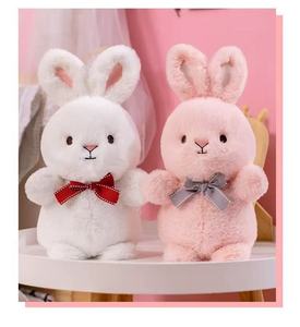 Sevimli peluş tavşan Bunny promosyon hediye oyuncak güzel beyaz tavşan oyuncak - Product Image 6