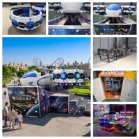 Аттракционы Nova Rides: передвижные карнавальные аттракционы на прицепах, включая «Летающий автомобиль» и «Скоростной самолет», а также электрическое развлекательное оборудование. Продажа.