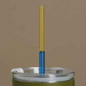 Wholesale High Quality Hot Sale Colorful Food Grade Borosilicate Glass Wavy <strong>Straw</strong> Heat Resistant <strong>Funny</strong> Drinking <strong>Straws</strong> - Product Image 6